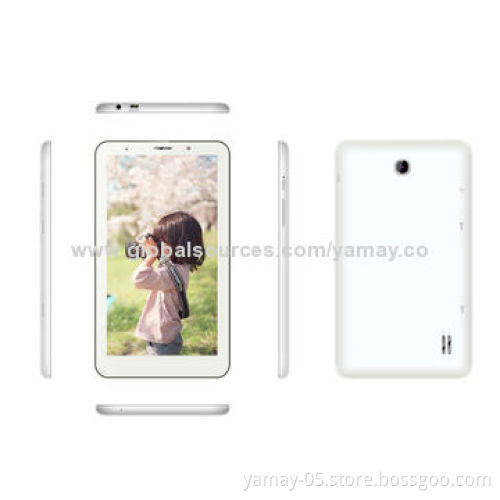 7-inch tablet PC, Android 4.2, MTK8312 dual core 1.2GHz, 512MB+4GB, dual camera, 3G, GPS, BT, Wi-Fi
